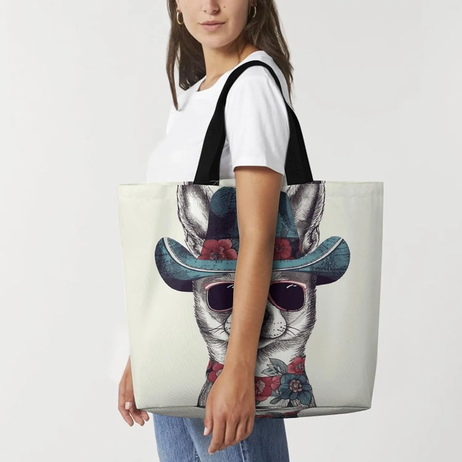Shopping Bag for Women, Beach Sunrise Tote Bag, Large Capacity Shoulder Bags for Groceries Travel