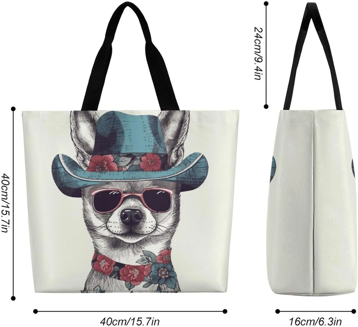 Shopping Bag for Women, Beach Sunrise Tote Bag, Large Capacity Shoulder Bags for Groceries Travel