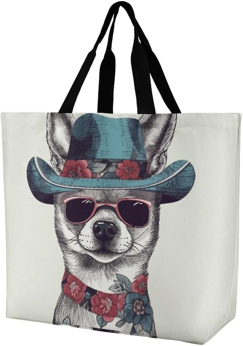 Shopping Bag for Women, Beach Sunrise Tote Bag, Large Capacity Shoulder Bags for Groceries Travel