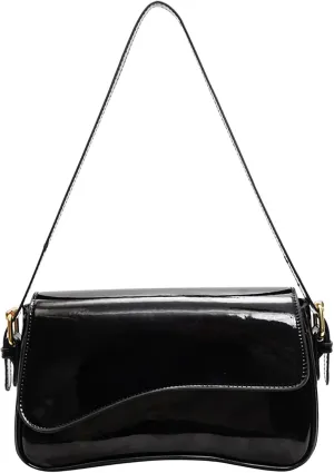 Shoulder Bag for women Y2K Crossbody Vegan Leather Purse Straps Retro Clutch Hobo Hadbags with 2 Removable
