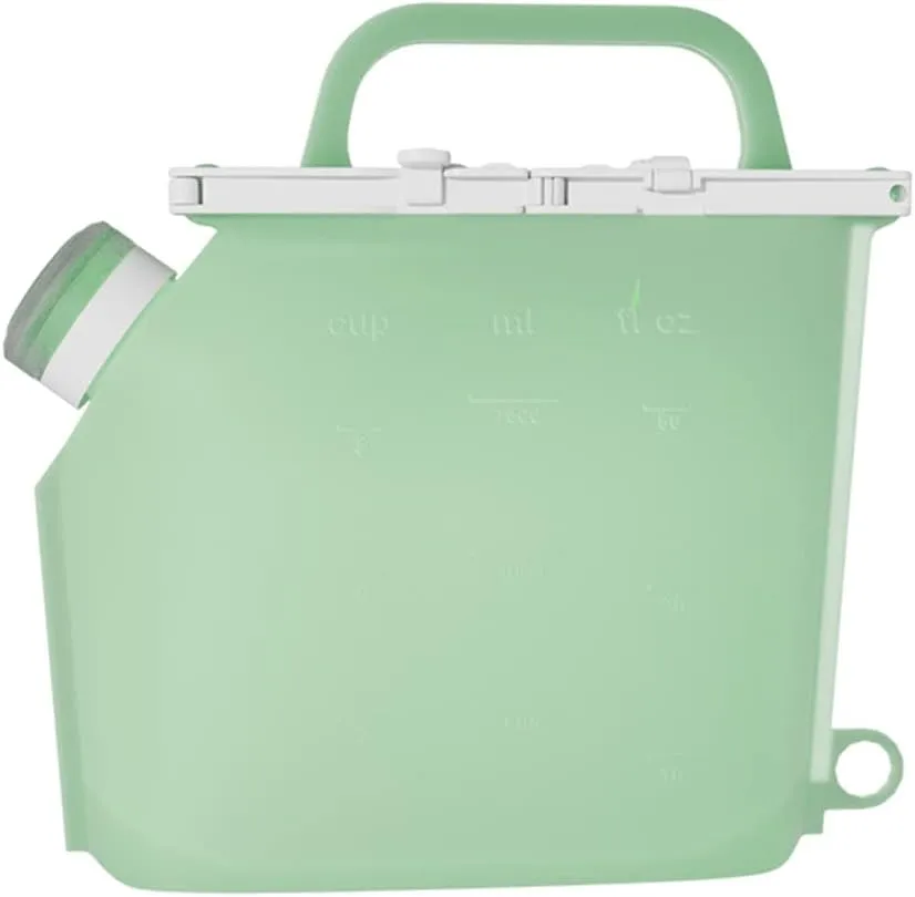 Silicone Food Storage Bags Food Grade Stand Up Reusable Silicone Bags For Storage Freezing Cooking Microwave Meat Fruit Vegetable & More,Green