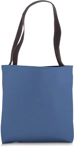 Simple Chic Solid Color Classic Blue Tote Bag