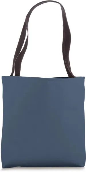 Simple Chic Solid Color Dark Peacock Blue Tote Bag