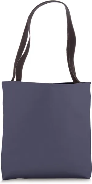 Simple Chic Solid Color Deep Midnight Blue Tote Bag