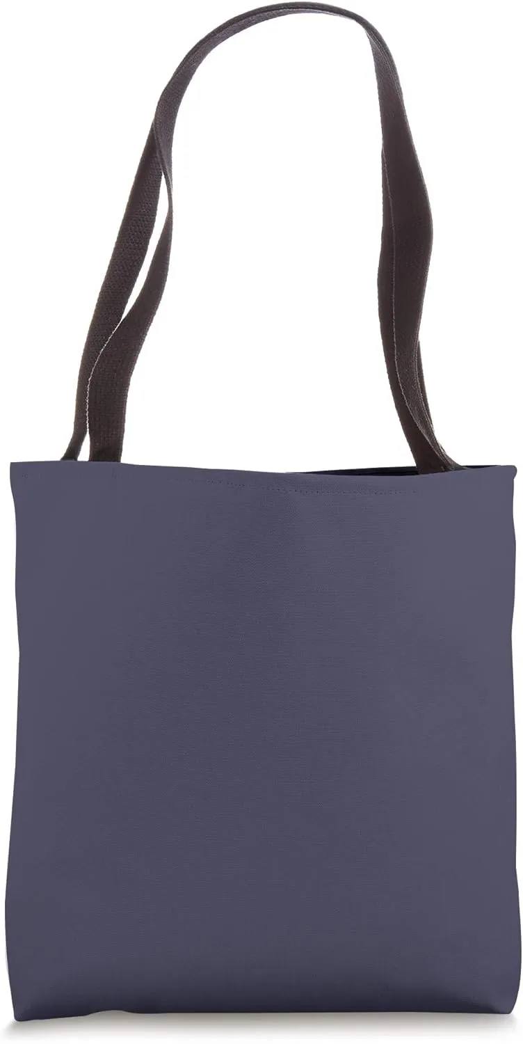 Simple Chic Solid Color Deep Midnight Blue Tote Bag