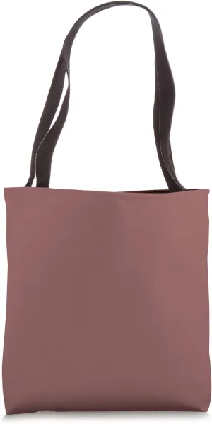 Simple Chic Solid Color Marsala Wine Red Tote Bag