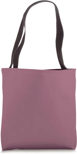 Simple Chic Solid Color Mauve Berry Purple Tote Bag