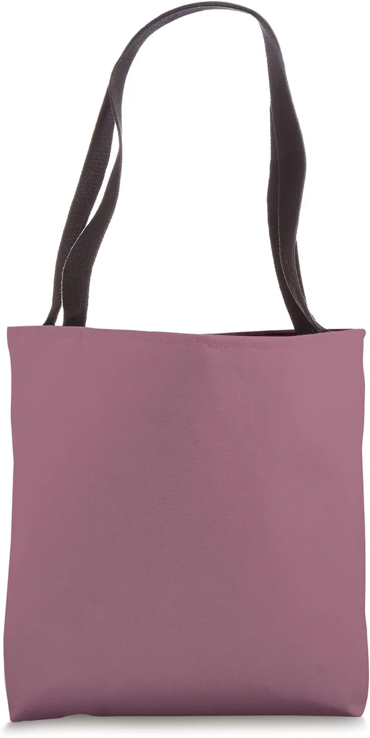 Simple Chic Solid Color Mauve Berry Purple Tote Bag