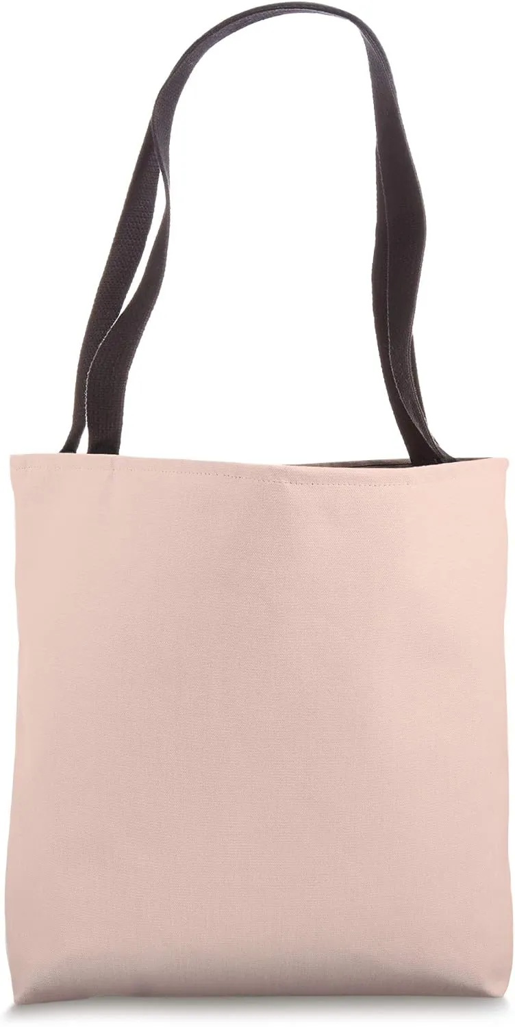 Simple Chic Solid Color Muted Pastel Coral Peach Tote Bag
