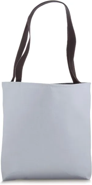 Simple Chic Solid Color Neutral Light Gray Tote Bag
