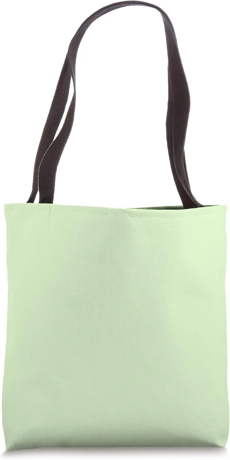 Simple Solid Honeydew Melon Green Color Minimal Colors Tote Bag