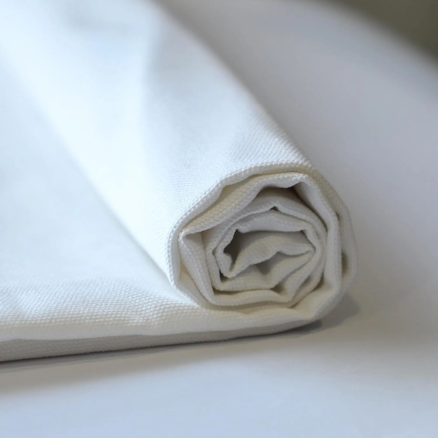 Simple&Opulence 100% Cotton Canvas Fabric 10oz. 59 Inch by The Yard, Nature Duck Fabric Textile Heavyweight for Embroidery, Painting, Sewing, Crafts, Bag, Handmade Home Decor(White, 5 Yards)