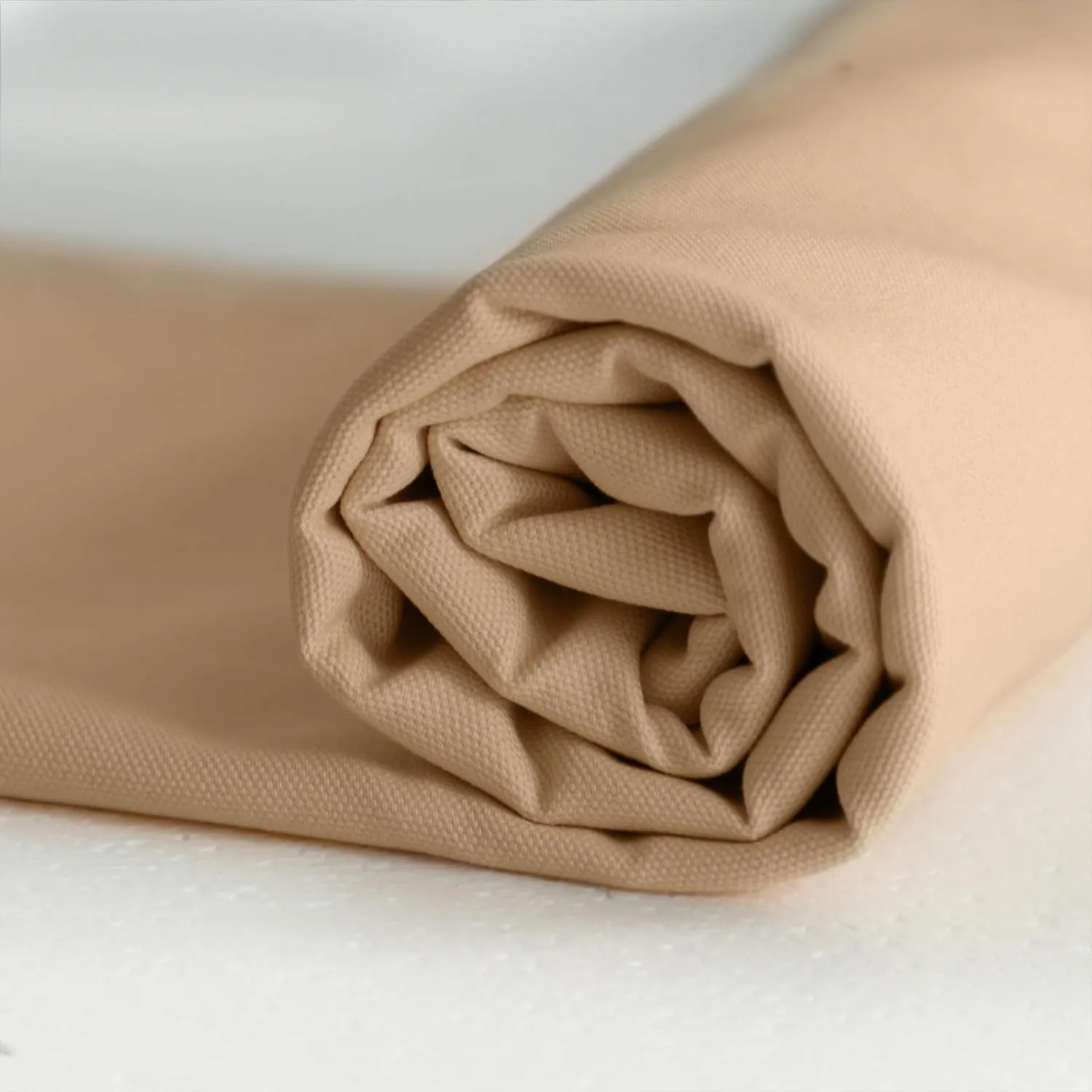 Simple&Opulence 100% Cotton Canvas Fabric 10oz. 59 Inch by The Yard, Nature Duck Fabric Textile Medium Weight for Painting, Sewing, Crafts, Embroidery, Bag, Handmade Home Decor(1 Yard, Apricot)