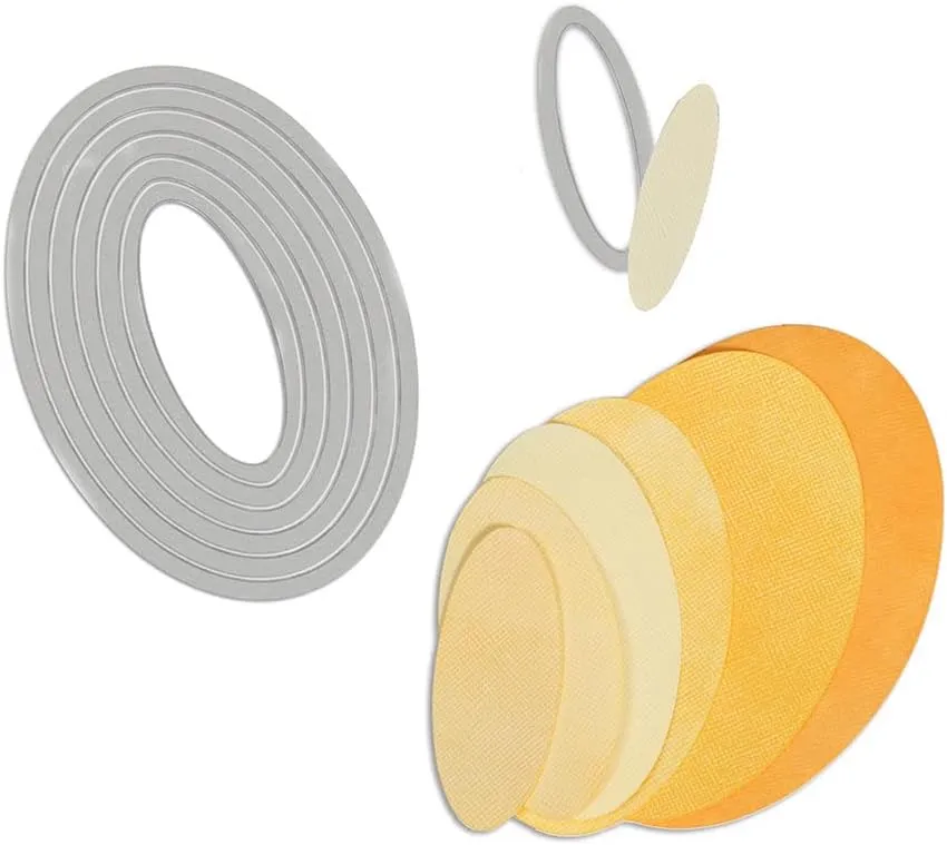 Sizzix Framelits Die Set 7/PK - Ovals