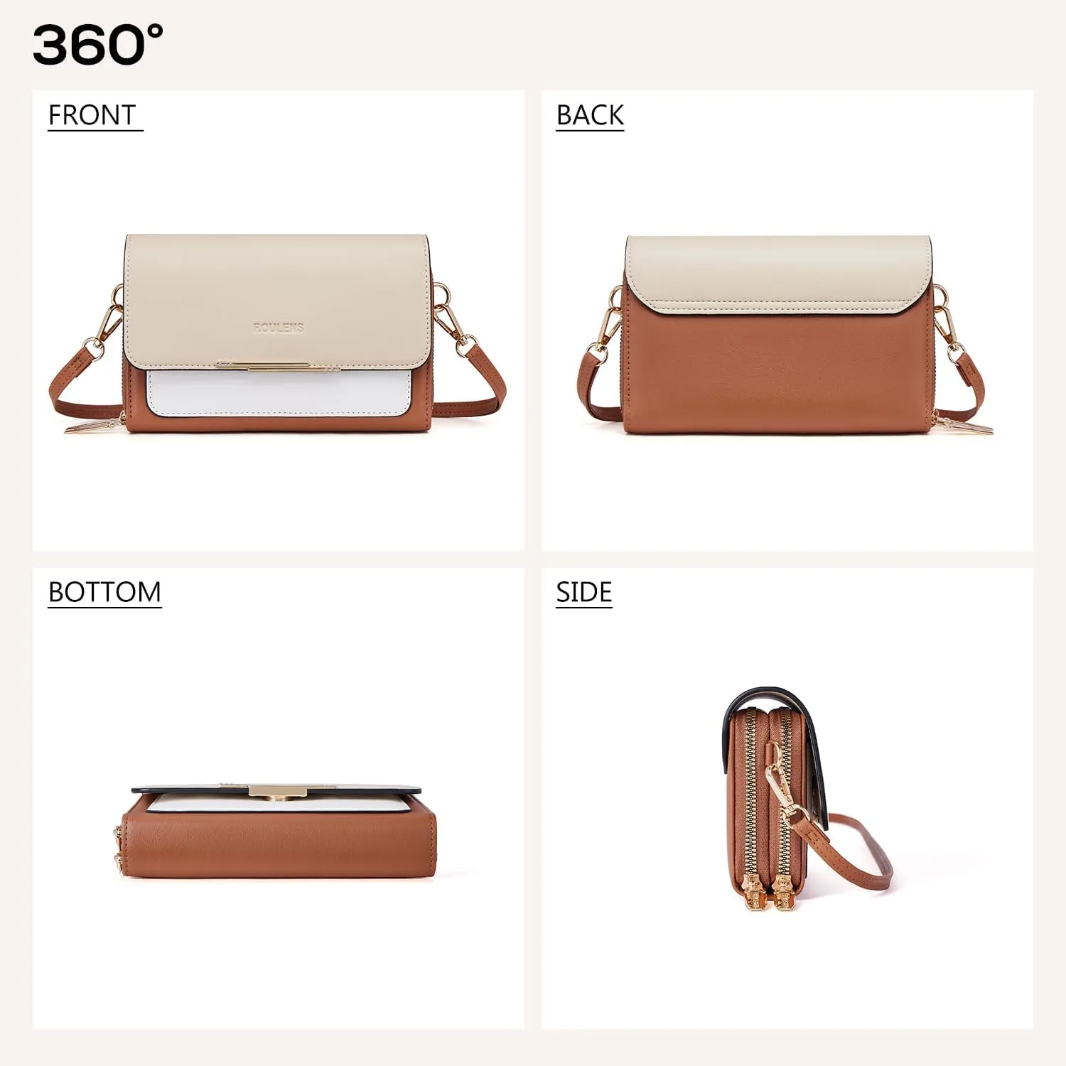 Small Crossbody Bag for Women,Cell Phone Purse Women's Shoulder Handbags Wallet Purse with Credit Card Slots