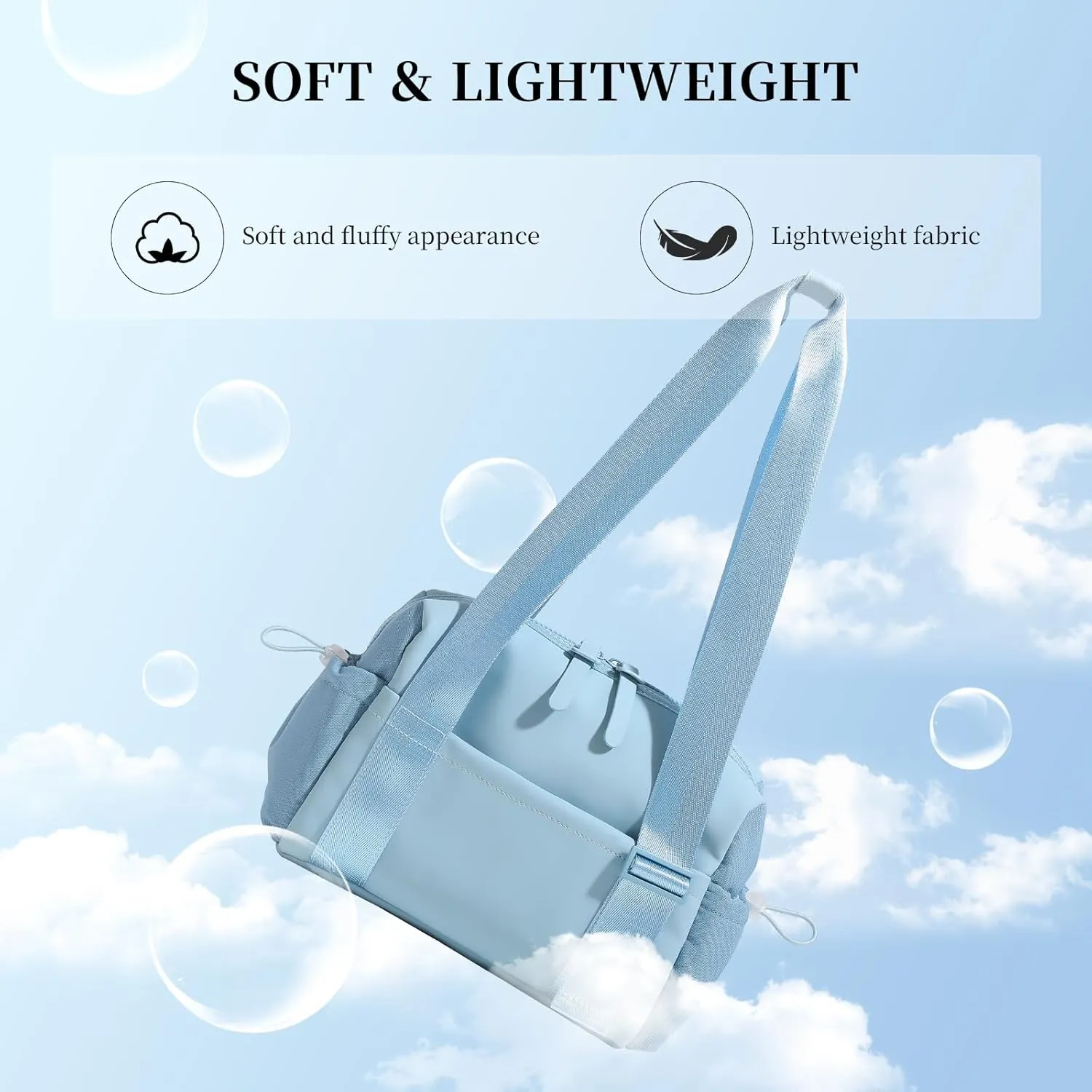 Small Gym Bag for Women Mini Gym Duffle Bag with Wet Compartment,mini duffle Tote Bag small duffle bag for Workout/Sport/Travel (Blue)