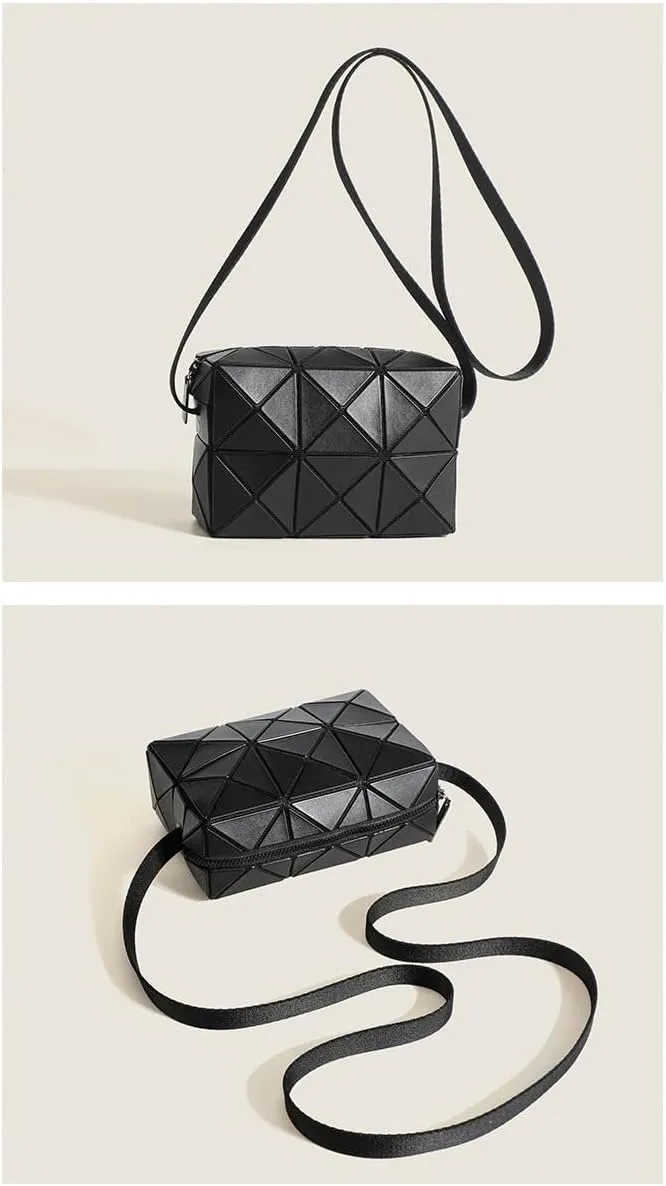 Small square bag, geometric rhombus, Cupid box bag, shoulder messenger bag，Couple shoulder bag