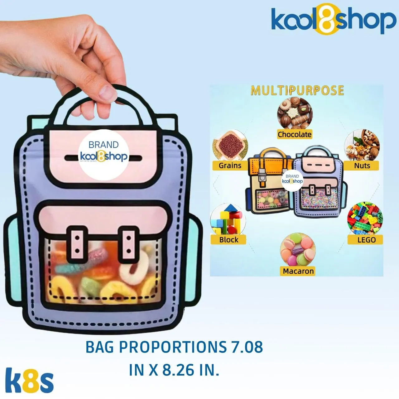 Snapple Kiwi Strawberry All Natural Juice Drink 8 fl oz Mini Plastic Bottle 24 Pack   2 Reusable Snack Bags by KOOL8SHOP Infinite Deals