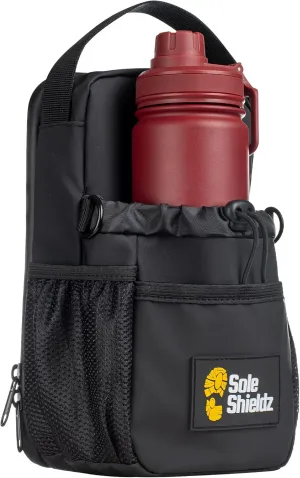 SoleShieldz - Magnetic Gym Bag, Gym Accessories for Women and Men, Water bag, Water bottle bag, water bottle pouch, Versatile Crossbody Bag, Gym, Sports and travel, Black, SMB001