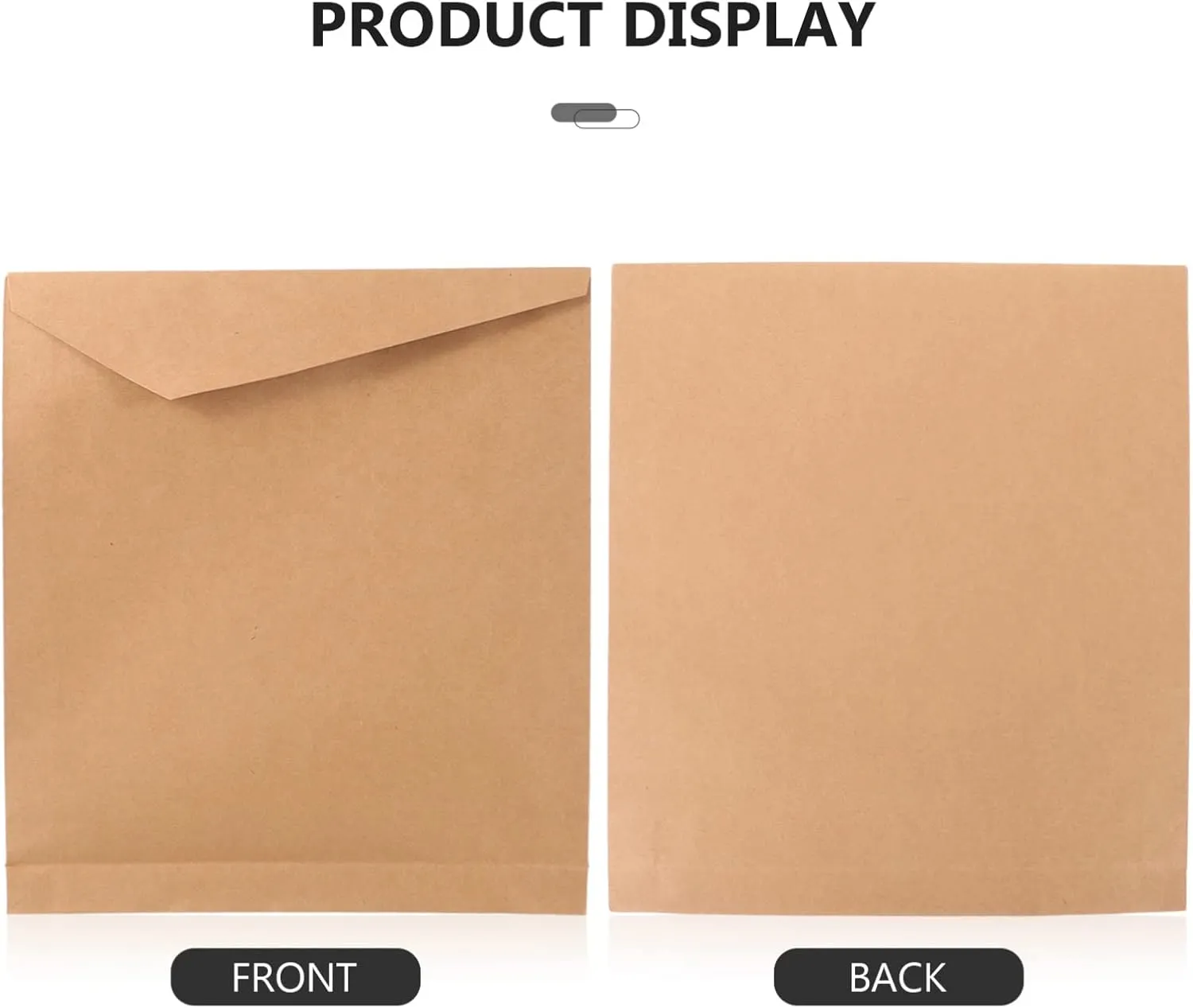 SOLUSTRE 15 Pcs Kraft Paper Bag Party Favor Bags Baggies Packaging Tote Plain Bags with Handles Duffle Cookie Bags Bag for Large Bag Tissue Paper for Bags Mailers Paper Bags Light Brown