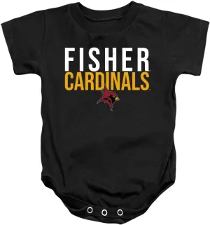 St. John Fisher College Official Stacked Unisex Infant Snap Suit for Baby