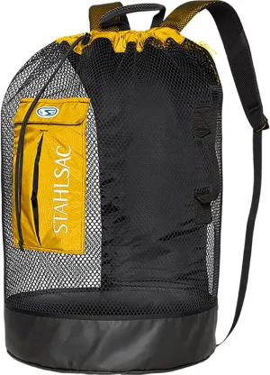 Stahlsac Bonaire Mesh Backpack: Big 142L size, ideal for dive gear, dry pockets