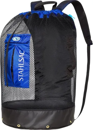 Stahlsac Bonaire Mesh Backpack: Big 142L size, ideal for dive gear, dry pockets