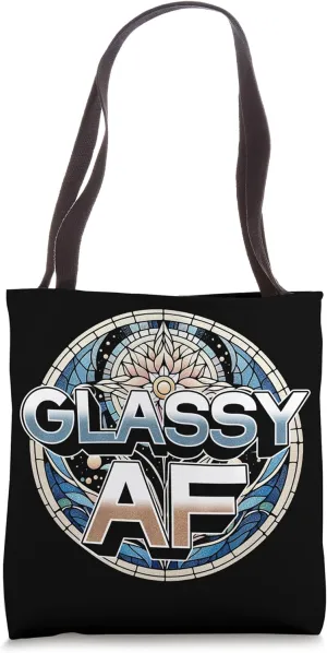 Stained Glass Artist Mosaic Artisan Glassy AF Tote Bag
