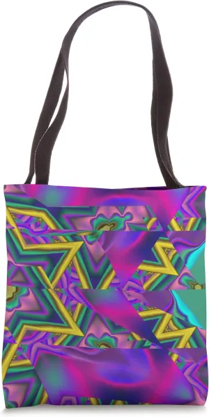 Star of David Heavenly Realm Disco | 007 Tote Bag