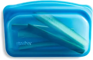 Stasher Blueberry Snack Bag