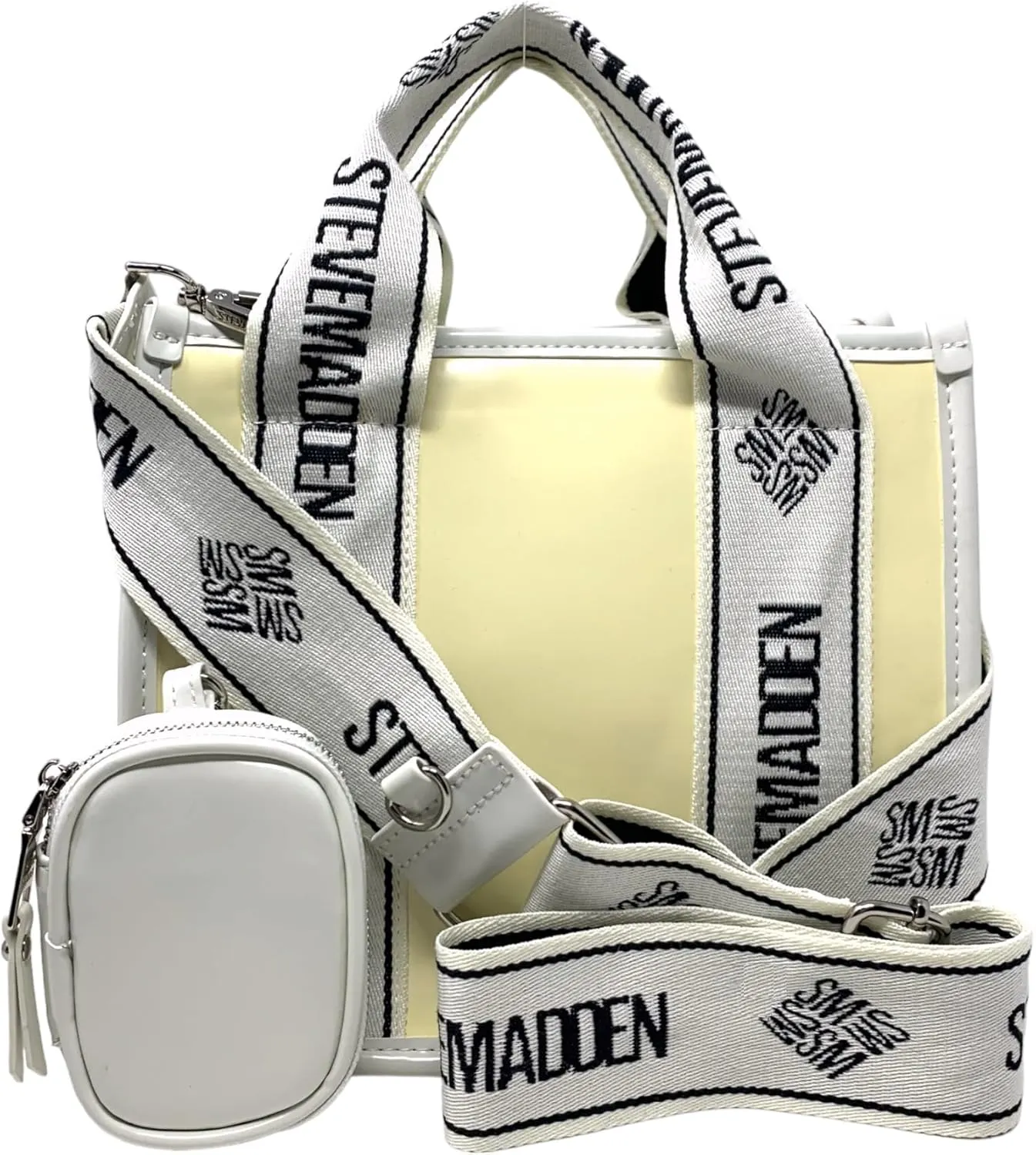 Steve Madden Faux Patent Leather Bwebber Bag