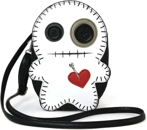 Stitched Voodoo Doll Shoulder Crossbody Bag