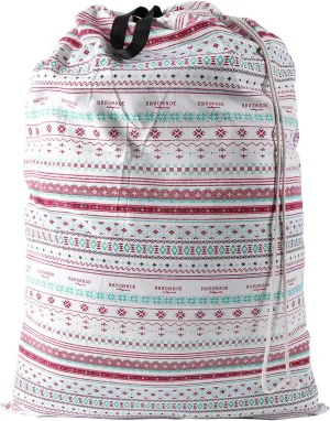 SWISSELITE Laundry Bag with Handle and Drawstring, Large Heavy Duty Laundry Bag, 28 x 40 Inches Travel Dirty Clothes Bag for Laundromat and Household