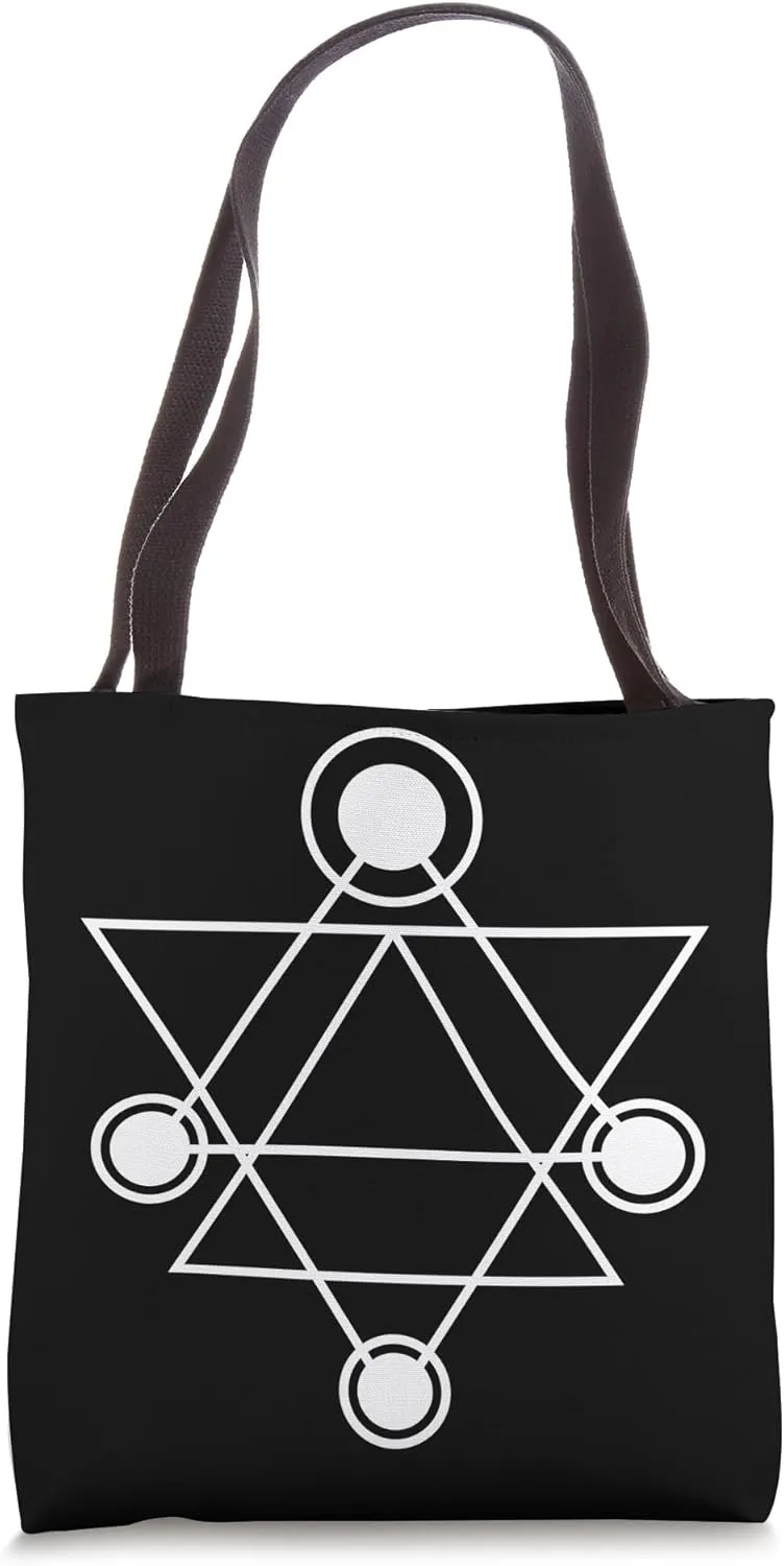 Symbolic Geometric Design Abstract Sacred Geometry Art Tote Bag