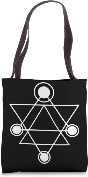Symbolic Geometric Design Abstract Sacred Geometry Art Tote Bag