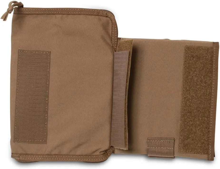 Tactical Notebook Covers | Commander's TAM Field Book Cover | Trifold Design with Removable Map Case & Vinyl Page Protector Booklet | Fits Army Green Book NSN 7530-00-222-3521