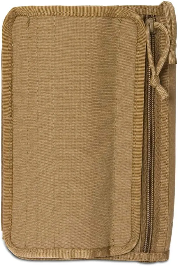 Tactical Notebook Covers | Commander's TAM Field Book Cover | Trifold Design with Removable Map Case & Vinyl Page Protector Booklet | Fits Army Green Book NSN 7530-00-222-3521