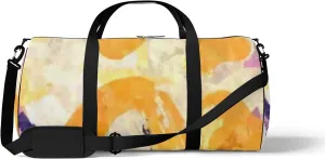 Texture Strokes Colored Paint Blurred Spots Sports Bag Tote Bag Waterproof Gym Bag with Shoulder Strap Zipper 2 Side Pockets for Men and Women, Travel and Storage Shoulder Bag.