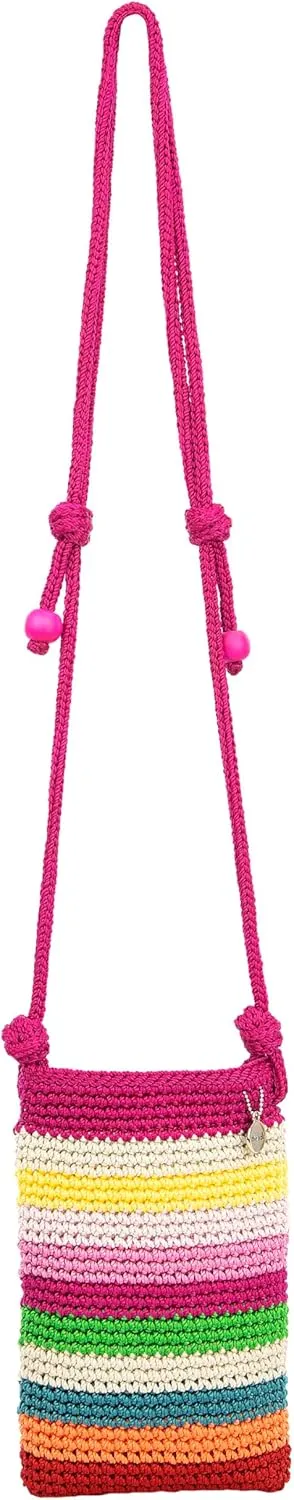 The Sak Josie Mini Crossbody in Crochet with Adjustable Strap