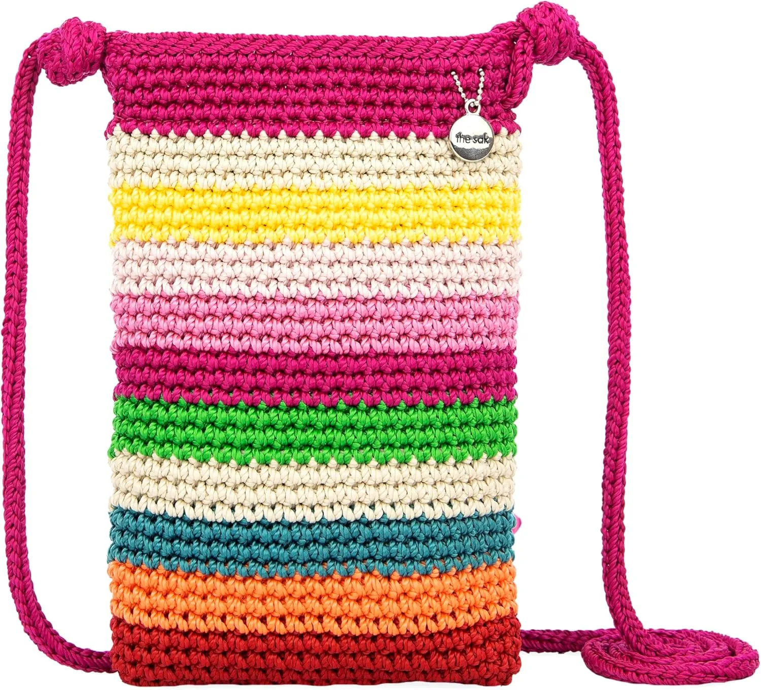 The Sak Josie Mini Crossbody in Crochet with Adjustable Strap