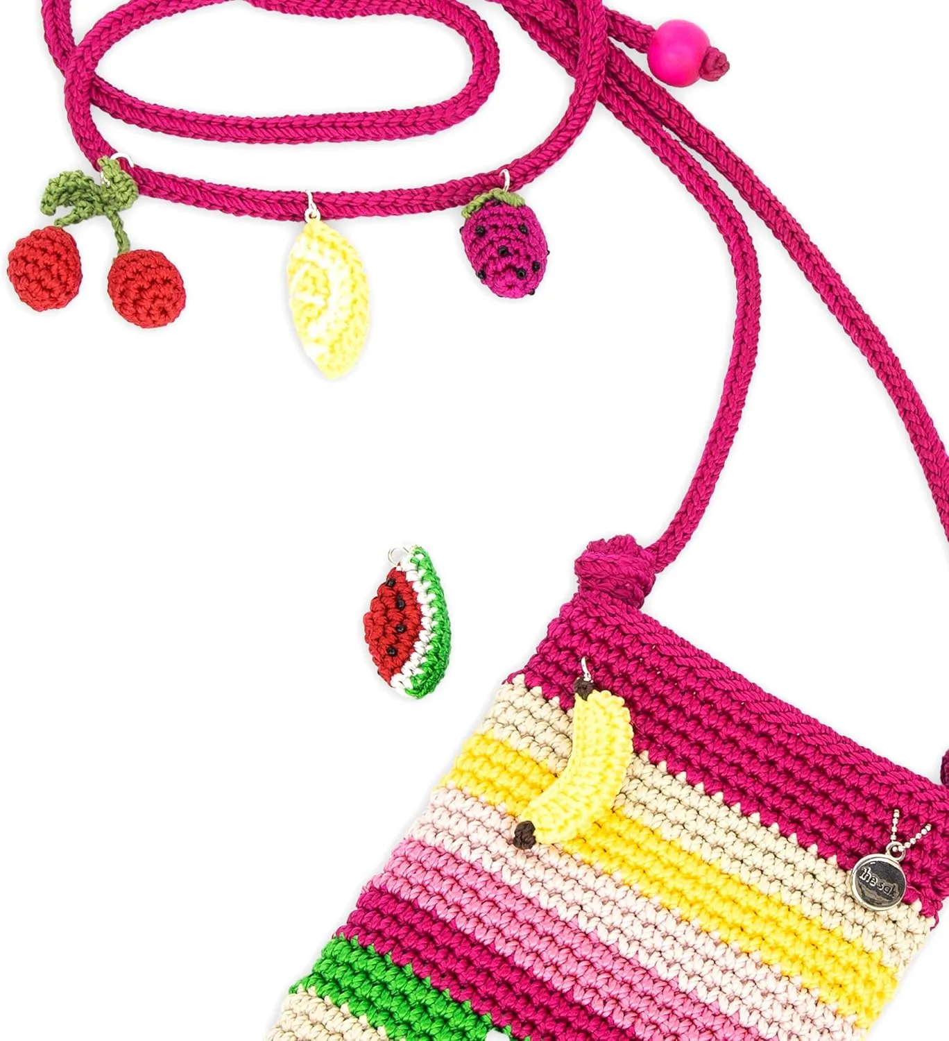 The Sak Josie Mini Crossbody in Crochet with Adjustable Strap