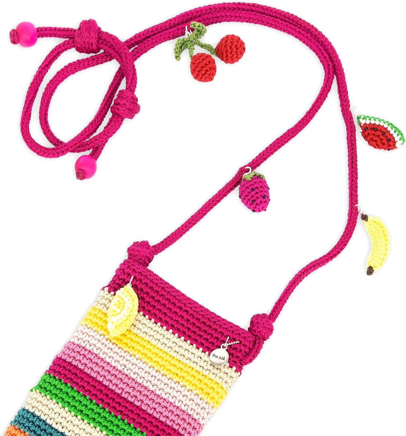 The Sak Josie Mini Crossbody in Crochet with Adjustable Strap