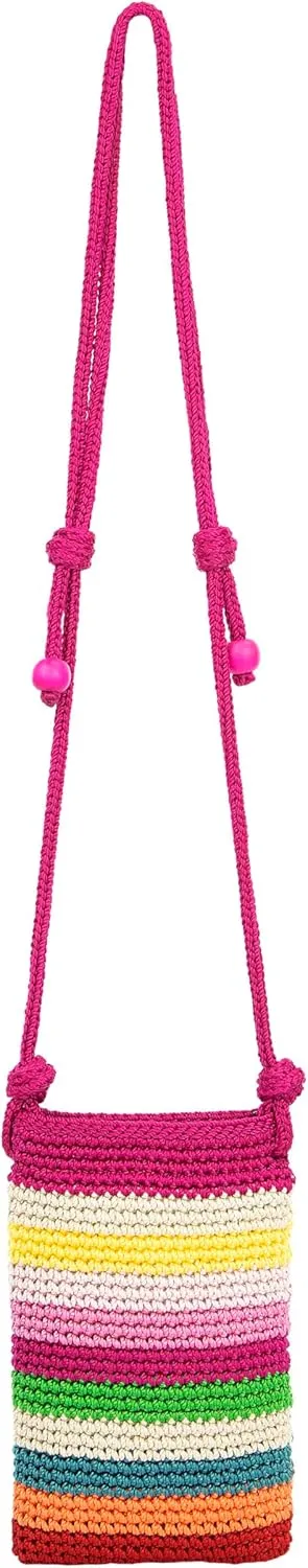 The Sak Josie Mini Crossbody in Crochet with Adjustable Strap