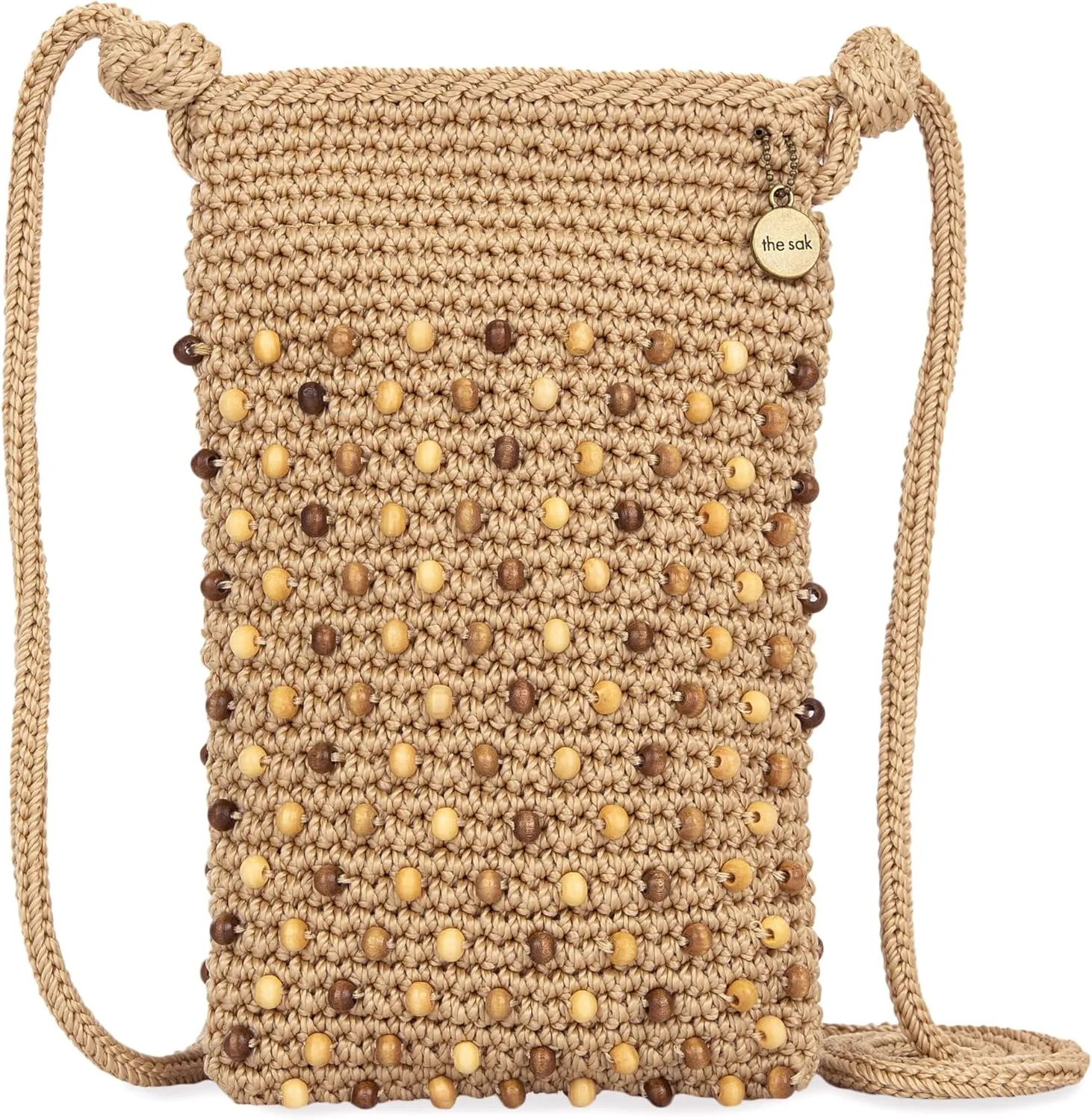 The Sak Josie Mini Crossbody in Crochet with Adjustable Strap
