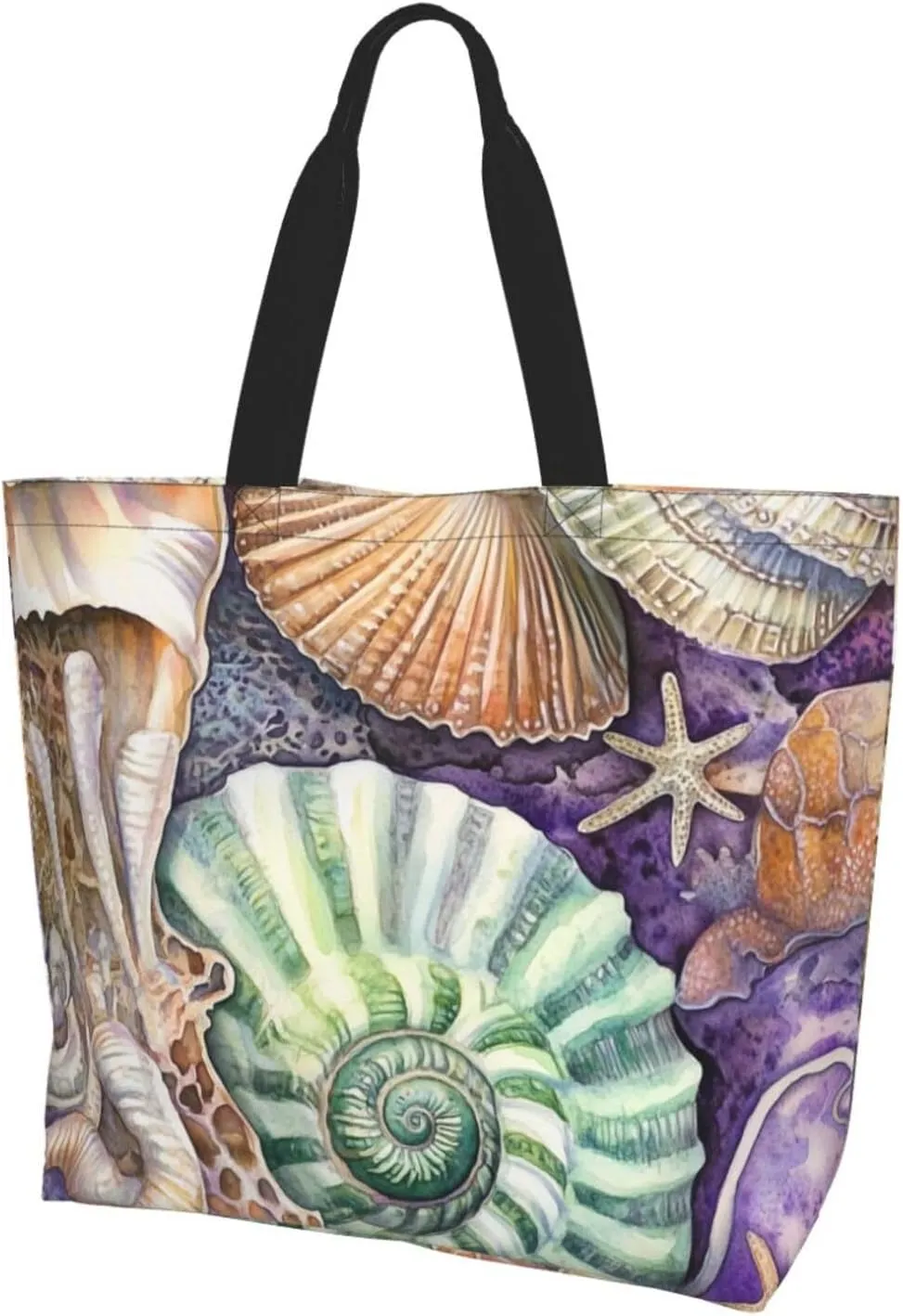 tigar tie dye print Reusable Shoulder Bags Large Casual Tote Bag Shopping Grocery grocery bag