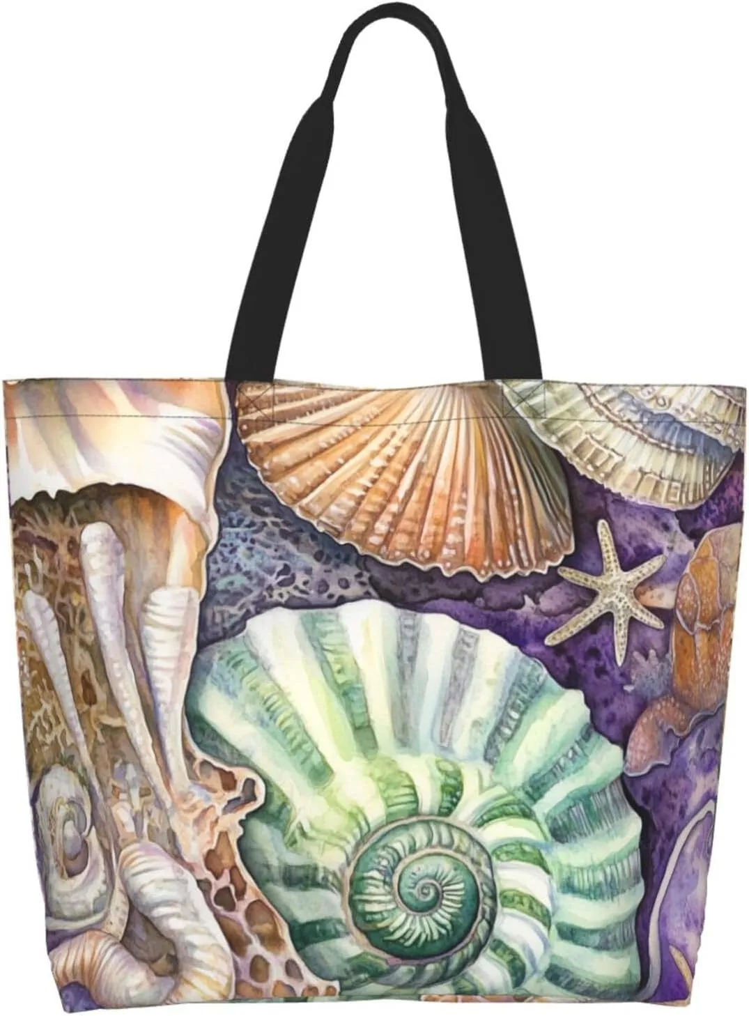 tigar tie dye print Reusable Shoulder Bags Large Casual Tote Bag Shopping Grocery grocery bag