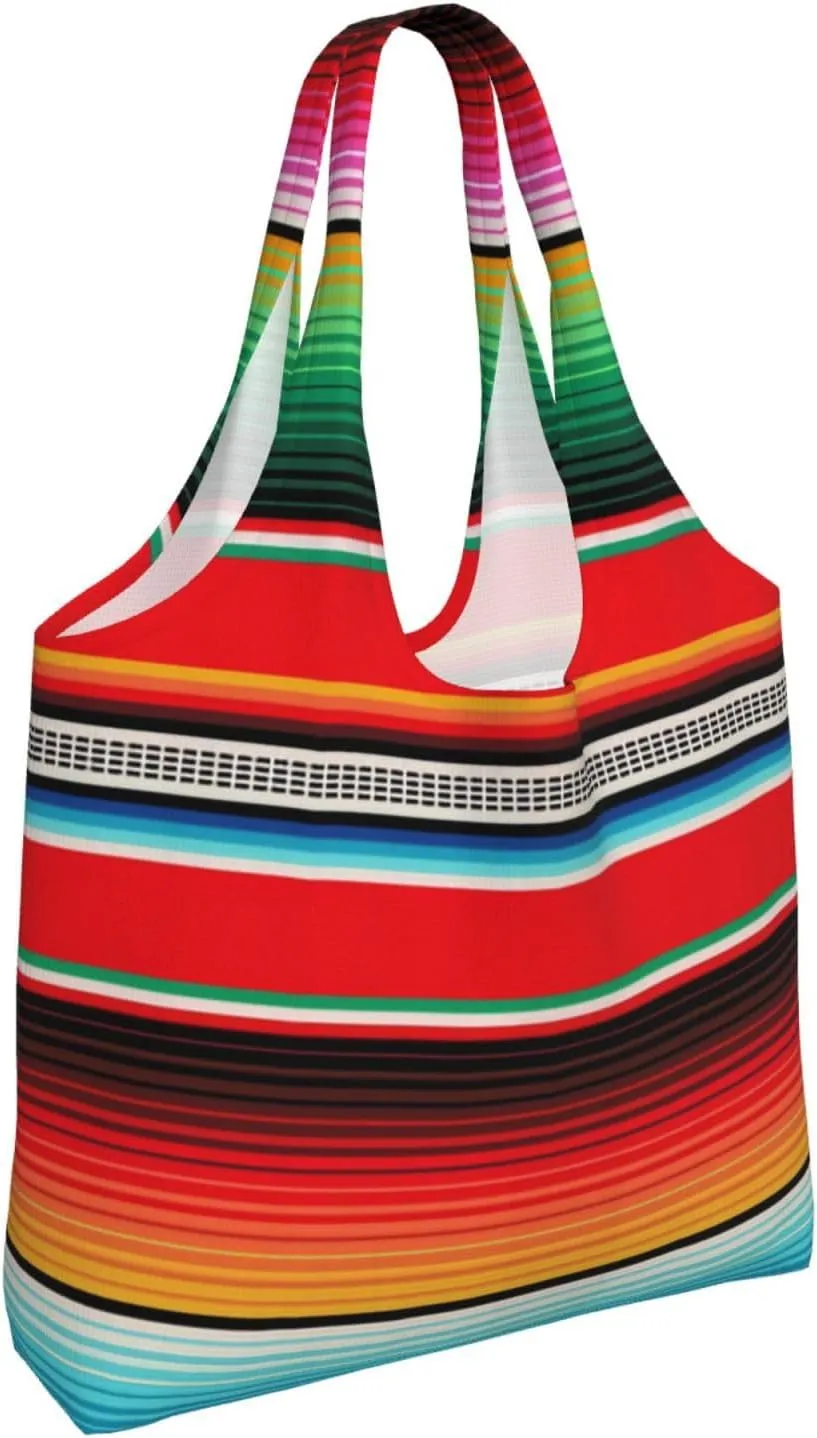 Tiger Stripes Canvas Tote Bags Reusable Shopping Bag Handbag for Shopper Beach Gifts