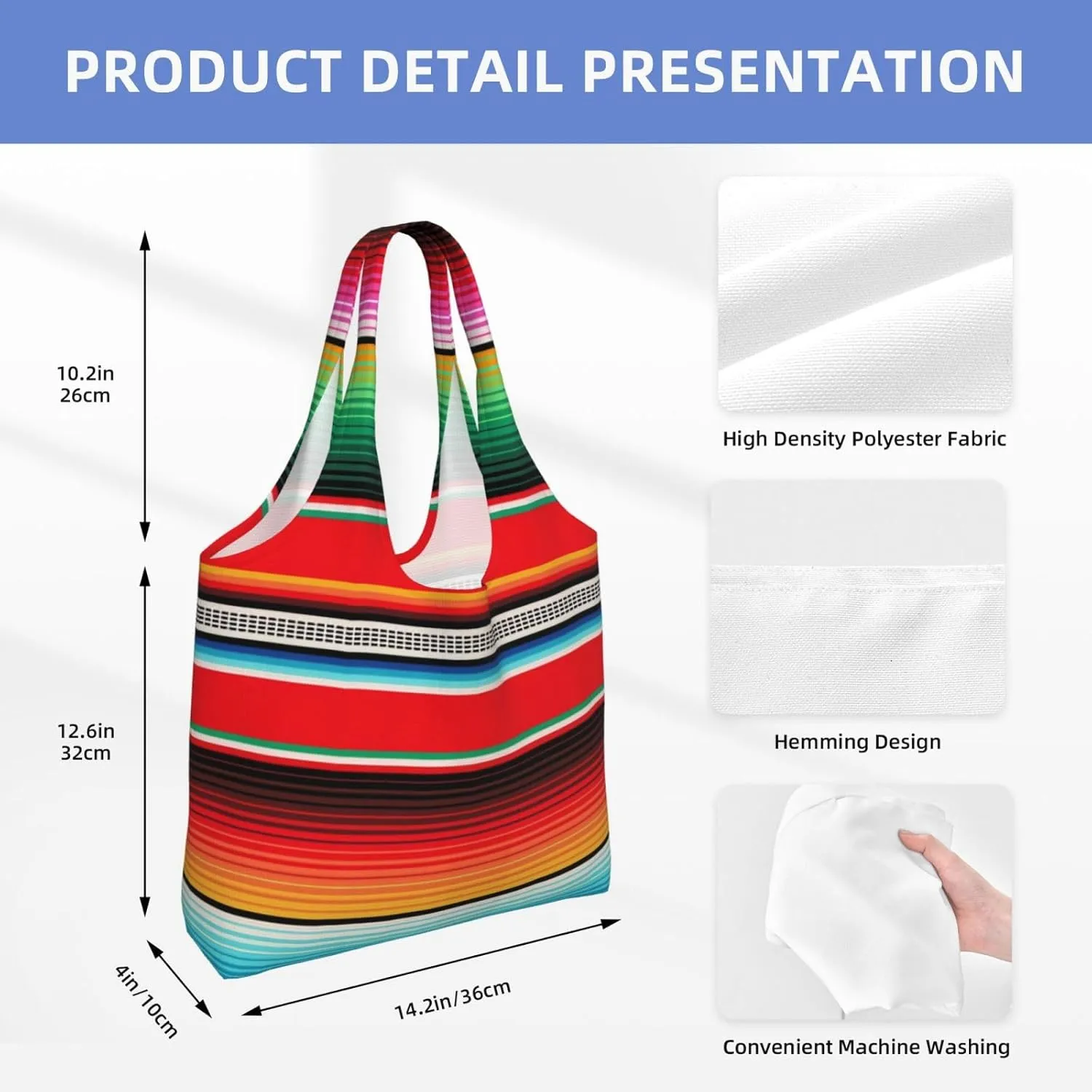 Tiger Stripes Canvas Tote Bags Reusable Shopping Bag Handbag for Shopper Beach Gifts