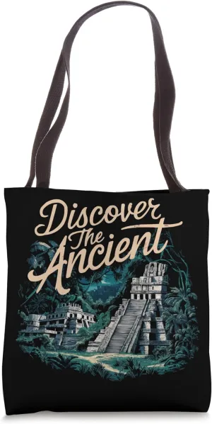 Tikal Ancient Maya Civilization Mayan Pyramid Guatemala Tote Bag