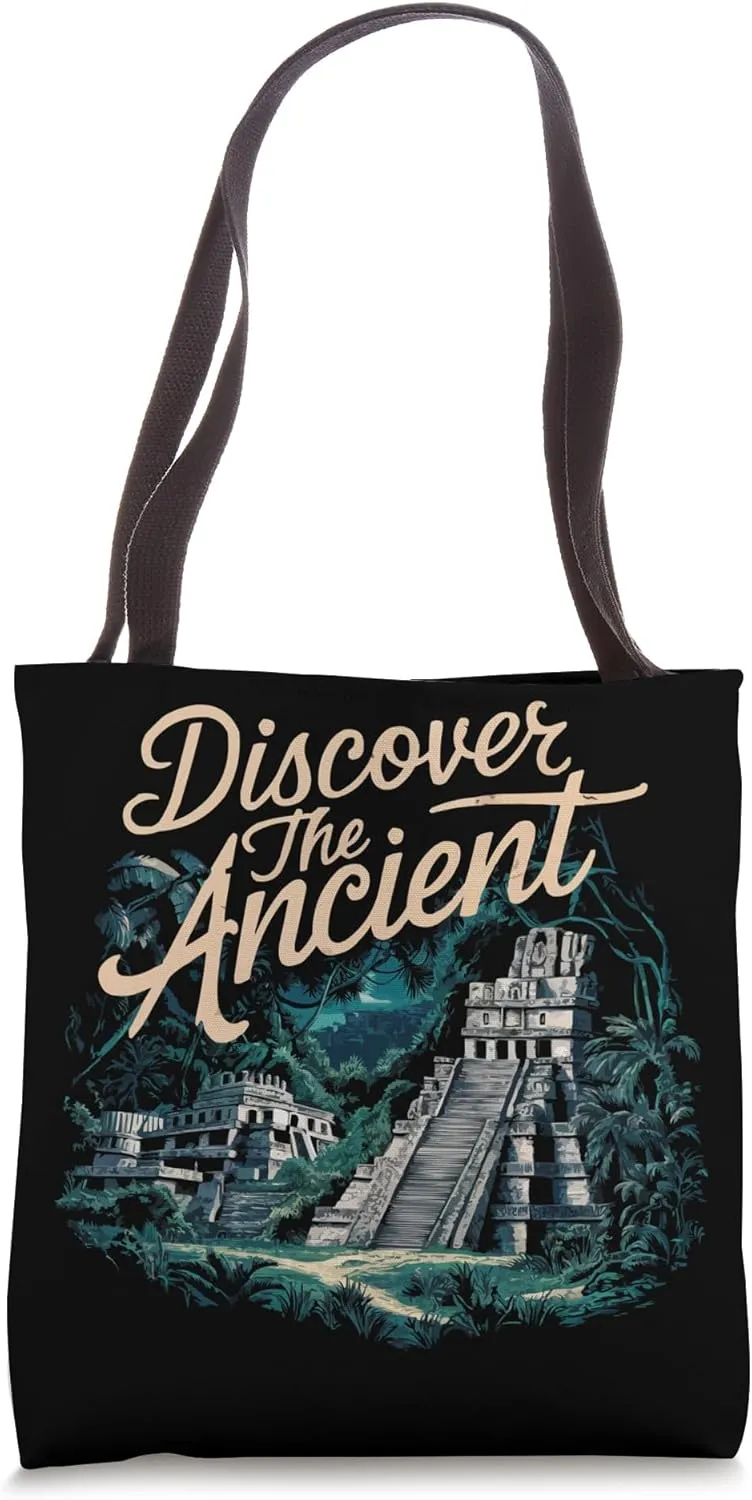 Tikal Ancient Maya Civilization Mayan Pyramid Guatemala Tote Bag